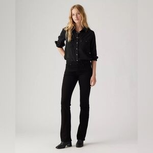 NWT Levi’s 315 Shaping Bootcut Black Corduroy size 6/28